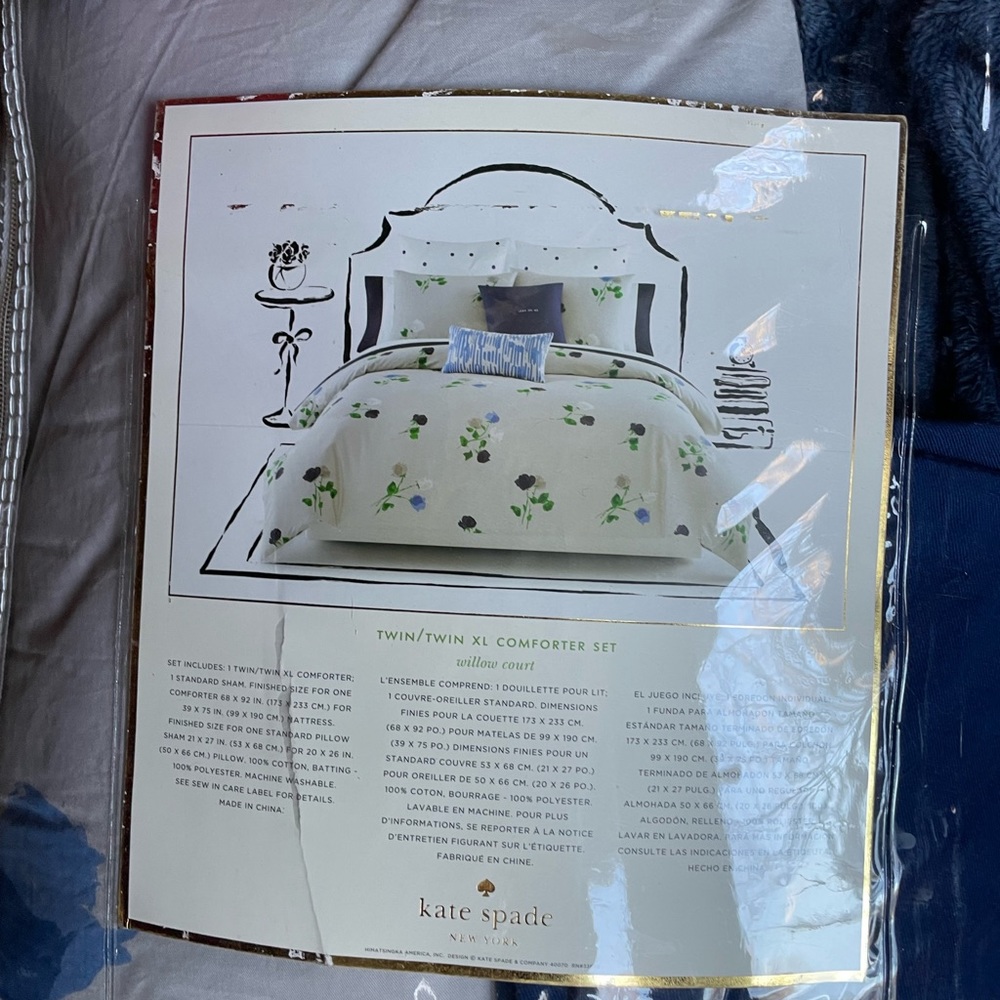 Kate spade Twin bed comforter